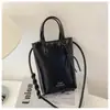 Bolsa de Patatas Fritas Elegante con Textura de Cuero Suave para Mujer, Bolso para Teléfono Móvil de Moda de Verano de Gran Venta, Bolso Versátil, Bolso de Hombro, Bolso Cruzado para Mujer