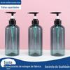Em Estoque 300ml Plástico Pet Transparente Gel de Banho Frasco Vazio 500ml Frasco de Refil de Shampoo Frasco com Bomba para Álcool em Gel