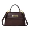 Bolso de gamuza de nicho para otoño e invierno para mujer, nuevo bolso cruzado versátil vintage 2026, exquisito mini bolso Kelly