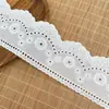 Encaje Bordado en Stock de Fabricantes, Encaje Perforado de Hilo de Algodón Soluble en Agua para Faldas de Mujer, Accesorios de Encaje, Encaje de Algodón Hueco al por Mayor