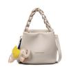 Bolso de Cubo de Mano de Gama Alta 2026 Nuevo Estilo Primavera para Mujer Estilo Coreano Piel Suave Patrón Granulado Gran Capacidad Bolso de Hombro Cruzado