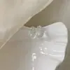 Brincos Únicos de Zircônia Rosa de Nicho com Cristais Brancos Artificiais para Mulheres, Luxo Leve, High-End, Brincos Elegantes, Pingentes de Orelha 2026