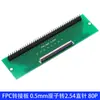 Placa Adaptadora FPC/FFC com Conector de Passo 0,5mm Soldado para Pino Header Reto 2,54 Adaptador de Cabo Flexível