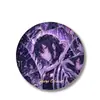 Insígnia de Macarrão Instantâneo AR Demon Slayer, Insígnia Dupla Brilhante PET Série Sombra Demon Slayer, Nova Insígnia Grande com Estampagem a Frio em Relevo