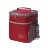 Bolsa de almuerzo portátil de producción de fábrica, bolsa de hielo engrosada para mantener la frescura, bolsa impermeable para lonchera, bolsa de aislamiento con hombro, bolsa de almuerzo estilo coreano