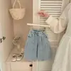 Camisa Rayada para Niña 2026 Primavera/Otoño Nuevo Estilo Coreano Versátil Top para Bebé Elegante Fina Camisa de Manga Larga para Base