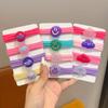 Lazos para el cabello lindos para niños, color caramelo dulce, lazos para el cabello para niñas, gomas para atar el cabello, tendones que no lastiman al bebé, anillo para el cabello de alta elasticidad