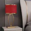 Abajur de Mesa para Casamento, Abajur de Cabeceira para Quarto de Casamento, Luz Eterna para Celebração de Casamento, Presente de Dote Vermelho para Longevidade, Abajur Festivo, Abajur de Mesa de Luxo Leve