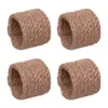 Conjunto de 4 Argolas para Guardanapo 4cm x 4cm Juta - Wolff