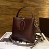 Bolsos para Mujer 2025 Nuevo Bolso Balde Versátil de Primavera y Verano Bolso Cruzado de Alta Gama y Gran Capacidad Bolso de Hombro de Cuero Genuino Bolsos