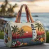 2026 Nueva Serie Náutica Retro Transfronteriza Bolsa de Viaje Acolchada Portátil para Distancias Cortas Bolsa Deportiva Multifuncional para Fitness