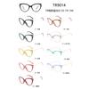 Sudeste Asiático comercio electrónico TR con metal versátil negocio moda montura de gafas popular simple y cómodo ojo de gato rico 9014