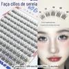 10 fileiras de 10 fileiras de cílios postiços de ponta de alta capacidade desejo puro luar trilogia preguiçosa puro selvagem diabozinho mix