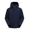 Chamarra impermeable Starlight Real para hombre, Cortavientos para exteriores de primavera y otoño, Chaqueta casual de color liso para pareja, Tallas grandes