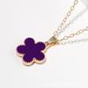 Collar con colgante de ciruelo sin flor CDD, comercio electrónico transfronterizo, popular cadena de clavícula con flor de cinco pétalos, venta directa de fábrica en AliExpress.