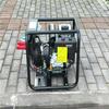 Máquina de soldadura con generador de electrodos de 3,5" y generador de gasolina portátil. Máquina de soldadura con generador diésel.