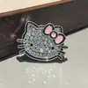 Nuevos dijes de zapato plateados con lazo de gato y fresa, accesorios de hebilla de zapato para Zapatillas del Ejército Alemán, diseños de estrella de cinco puntas y corazón para DIY