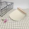Chapéu de palha feminino, primavera e verão, novo, de alta qualidade, com estampa de rosto pequeno e vazio, chapéu de palha para todos os gostos, à prova de raios UV, para homens