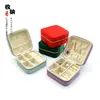 Exquisita mini caja de almacenamiento de joyas, bolsa portátil con cremallera para pendientes, accesorios de mano, collares, anillos, modelo pequeño nuevo