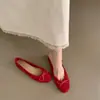 Bailarinas Poco Tacón con Lazo para Mujer, Nuevos Zapatos Slip-On Otoño/Invierno, Estilo Versátil Retro Francés 2026