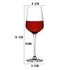 Entrada de Hogar Lujo Gama Alta Copa de Vino para traje Mayorista Copa de Cristal Copa de Vino Sentido Premium