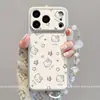 Adecuado para funda de teléfono Apple 17, Sensación de alta gama, Protección completa de la lente, Anti-caída para iPhone 16 Pro, Diseño de Gato Estrella Plateada