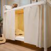 Cortina de Cama com Sombra Total para Dormitório Estudantil, Cortina de Sombra Solar para Quarto com Beliche Superior e Inferior, Direto da Fábrica