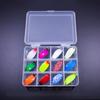 Caja de 12 compartimentos 3G traje de lentejuelas coloridas boca de caballo traje de lentejuelas Luya traje de lentejuelas Luya traje de lentejuelas pez pequeño