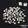 Zircônia Geométrica Irregular Banhada Diamantes de Zircônia com Fundo Plano Multifacetados Super Brilhantes Diamantes para Nail Art DIY Cristal Sintético Zircônia