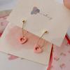 Pendientes largos de amor, diseño de nicho, sencillos y combinables, 2022, nuevos pendientes de moda para mujer en verano.