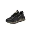 Zapatos de hombre de talla grande de corte bajo con suela gruesa, zapatillas de moda de verano con cordones, zapatillas casuales de moda para exteriores para correr