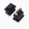 Interruptor Basculante KCD11 Interruptor de Alimentación Pequeño Microinterruptor 2/3 Pines 3 Posiciones 10*15mm Pin Doblado 3A250V