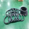 Anel de Ferro envolto em plástico de fibra de carbono preenchido com PTFE Anel metálico revestido de King resistente ao desgaste e sem óleo autolubrificante