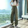 Pantalones rectos de pierna ancha hasta el suelo de tiro alto adelgazantes, holgados y casuales para mujer ZLS, estilo coreano para primavera y otoño, adecuados para estudiantes