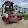 Cosechadora de Orugas Wode para Trigo y Arroz, Alimentación Completa, Descarga de Alta Velocidad, Velocidad Variable Continua, Cosechadora de Gran Escala