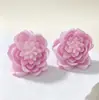 Pendientes Adornos Exagerados para Orejas Adornos para Orejas Pendientes Flor Cruzados Comercio Exterior Venta Caliente Pendientes Lujo Ligero Sensación de Alta Gama Adornos para Orejas Pendientes para Mujer Mujer