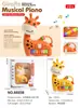 Teclado Electrónico de Juguete para Bebés y Niños Pequeños Bebé de Un Año Animales de Dibujos Animados Niño Niños Piano Música Puede Tocar para Niñas