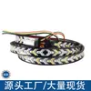 En stock 12v-24v Luz de Giro Secuencial para Coche con Forma de Espina de Pescado, Luz Trasera de Flujo, Luz de Freno para Camión Grande, Modificación de Luz Secuencial