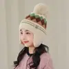 Gorro de Protección para Oídos Infantil con Forro de Felpa Nuevo Estilo Otoño e Invierno Oso Lindo Piel de Visón Estilo Coreano Moda Bebé Gorro de Lana Tejido