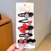 Grampo de Cabelo Infantil Fofo Super Fofo Desenho Animado Mickey Grampo de Cabelo Sem Costura Menina Doce Acessórios de Cabeça para Mechas Quebradas