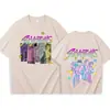Kpop Demon Slayer Merch de Fans Mira Rumi Zoey Huntrix Camiseta Verano Camiseta Gráfica