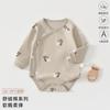 Roupas para Bebê Recém-Nascido, Mantas para Bebê Recém-Nascido, Macacões de Algodão Puro Sem Costura para Primavera e Outono, Moletons Triangulares, Outono