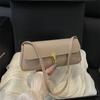 Bolsa de Axila Fashion de Nicho para Mulheres, Nova Tendência Casual Simples de Outono Bolsa de Mão Bolsa de Ombro