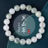 Venda Direta de Fábrica 2025 Rizhao Jinshan Pedra Olho de Tigre Cristal Amarelo Ágata de Círculo Duplo Pulseira de Contas para Mulheres Cristal Rosa