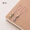 Corrente de pendurar DIY com acessórios de joia curtos Cordão Anel de metal Corrente para celular Fecho lagosta Pingente Cordão para chave Pen drive