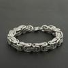 Pulseira Imperial Masculina de Alta Qualidade Personalidade Corrente Simples Versátil Corrente Quilha Nicho Explosões Transfronteiriças Europeias e Americanas
