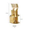 Set de cubiertos avanzados de acero inoxidable 304 para postre, tenedor pequeño para pastel, letrero de fruta doméstico