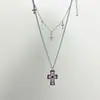 Corea del Sur Gargantilla Color Flor Cruz Collar Femenino Diseño de Nicho Ins Verano Dopamina Picante Clavícula