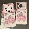 La funda para teléfono móvil Laicai Xiaoxin es adecuada para Apple 17 Pro Max, iPhone 16 y Huawei, con una funda suave con ventana en forma de corazón