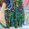 10mm Única, Dupla, Três Cores Olho de Gato Contas Soltas Acessórios para Joias Contas DIY Contas Redondas Produtos Semi-Acabados em Estoque